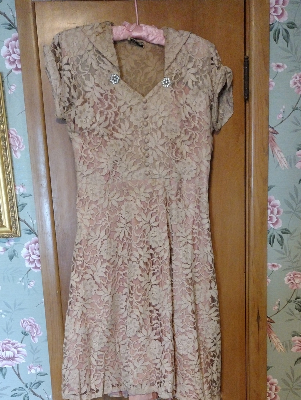 1940s Or 1950s Lace Dress